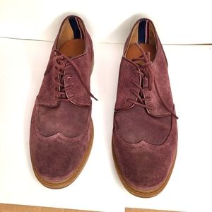 Women's Tommy Hilfiger Wine Suede Oxford Shoes